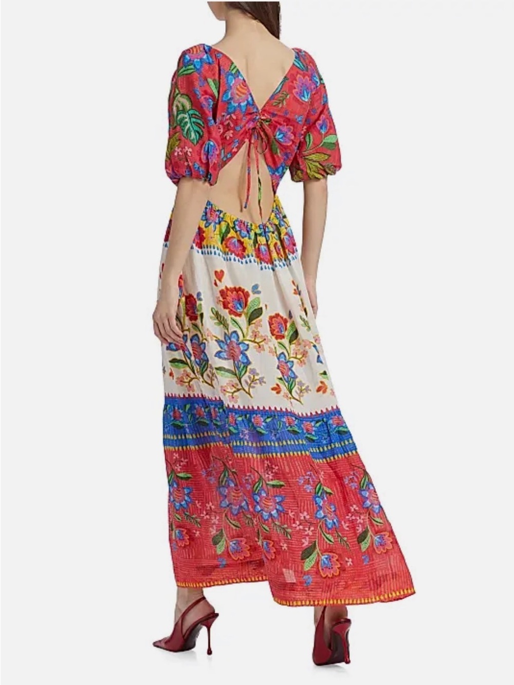 Johnny Was Roumba Color blocked Maxi Dress - Picture 2 of 11